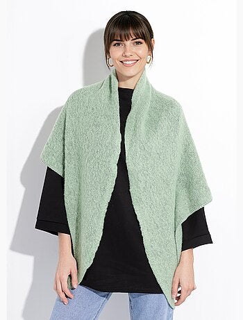 Echarpe triangle maille douce et chaude