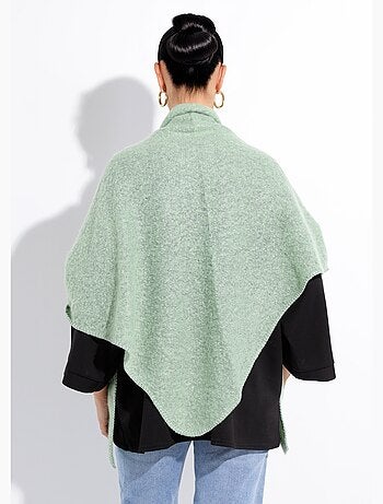 Echarpe triangle maille douce et chaude