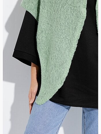 Echarpe triangle maille douce et chaude