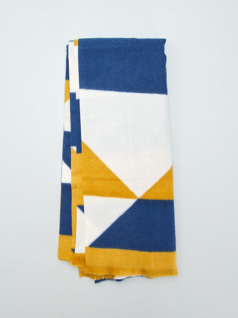 Echarpe tricolore BEIGE - Kiabi