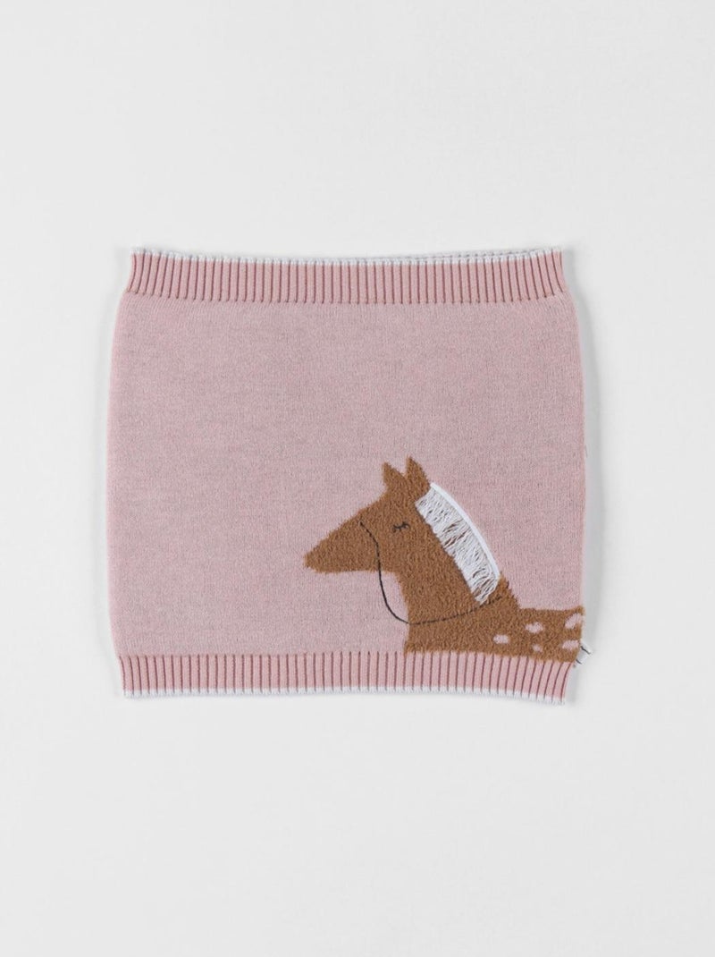 Echarpe tube, cheval Noukie's Rose - Kiabi