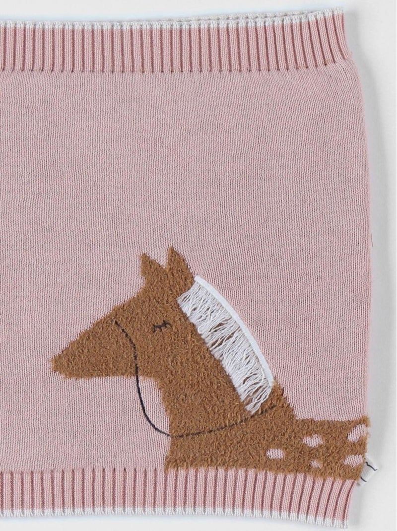 Echarpe tube, cheval Noukie's Rose - Kiabi