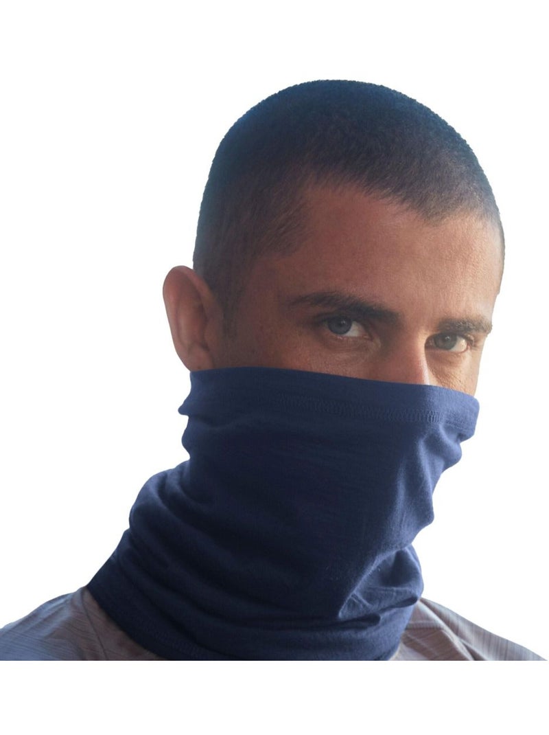 Écharpe tube en laine mérinos morf - beechfield Bleu cobalt - Kiabi