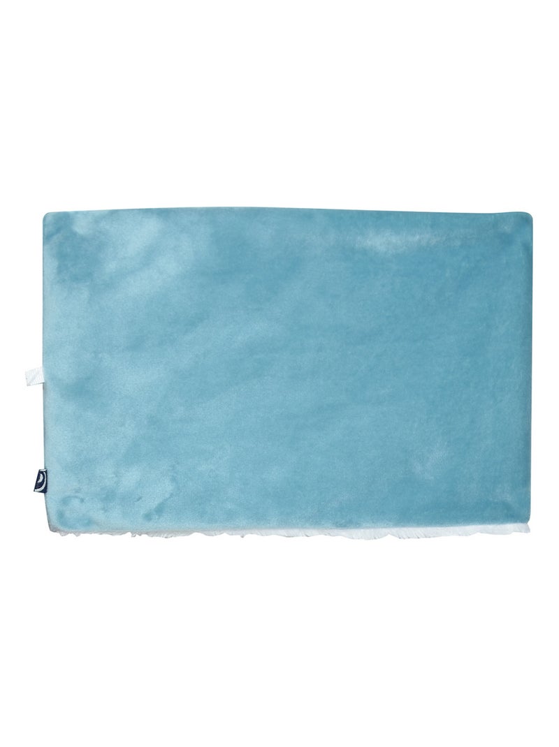 ECHARPE TUBULAIRE ILDEBERT VELOURS DOUX BEBE Bleu - Kiabi