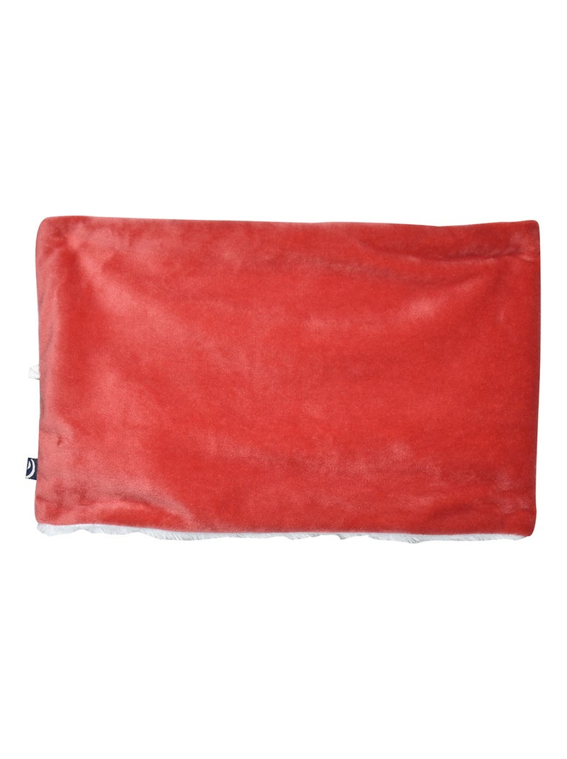 ECHARPE TUBULAIRE IONNA VELOURS DOUX BEBE Rouge - Kiabi