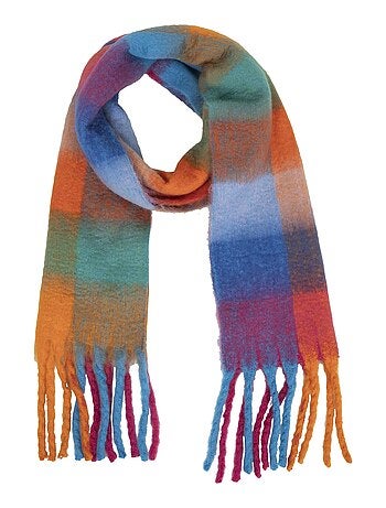 Echarpe type plaid, ultra douce, chaude, très confortable femme Isotoner