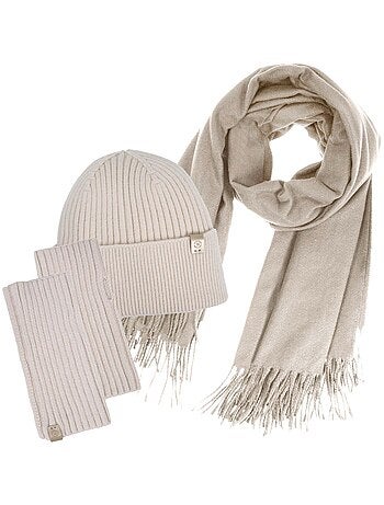 Echarpe type plaid, ultra douce femme Isotoner
