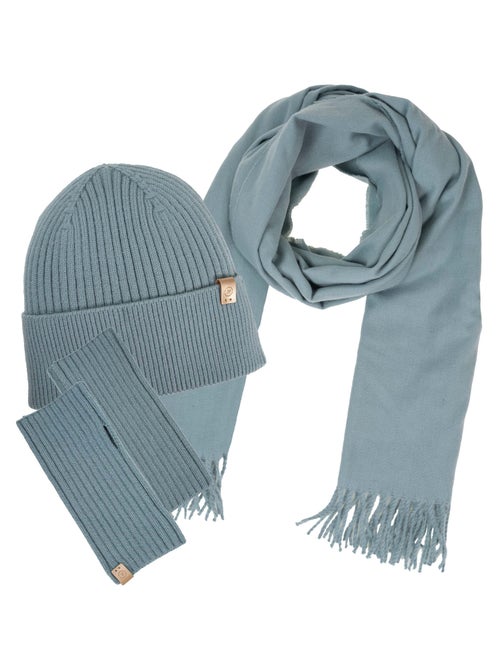 Echarpe type plaid, ultra douce femme Isotoner - Kiabi