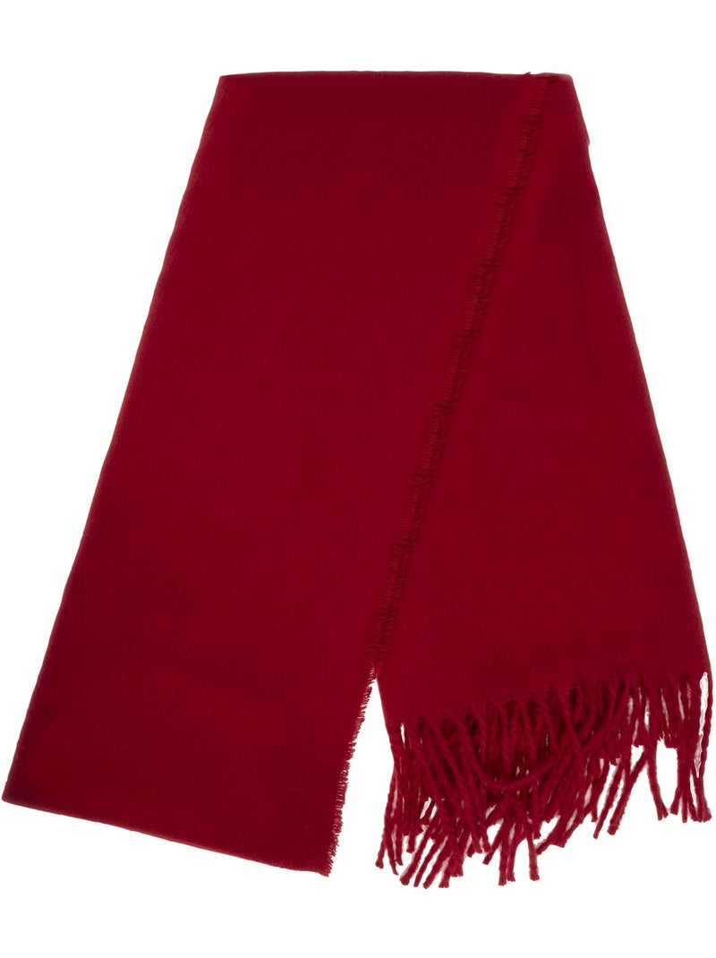 Echarpe type plaid, ultra douce femme isotoner Rouge tomate - Kiabi