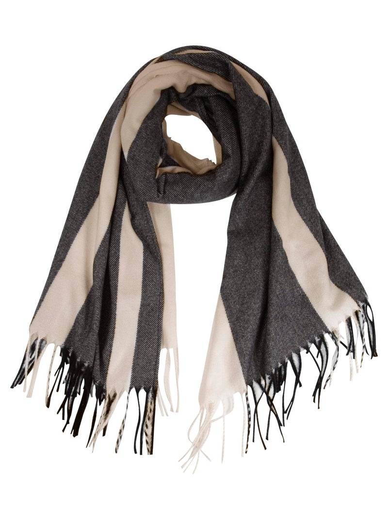 Echarpe type plaid, ultra douce Multicolore - Kiabi