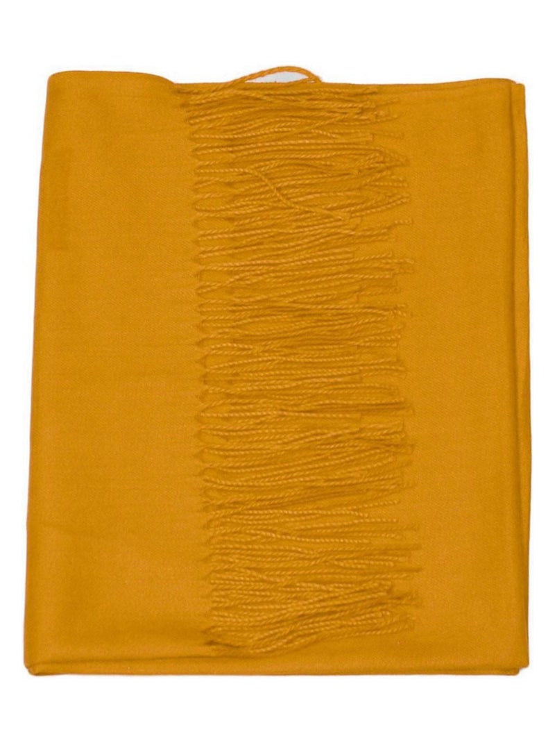 Echarpe uni en Laine Kebello Doré/or - Kiabi