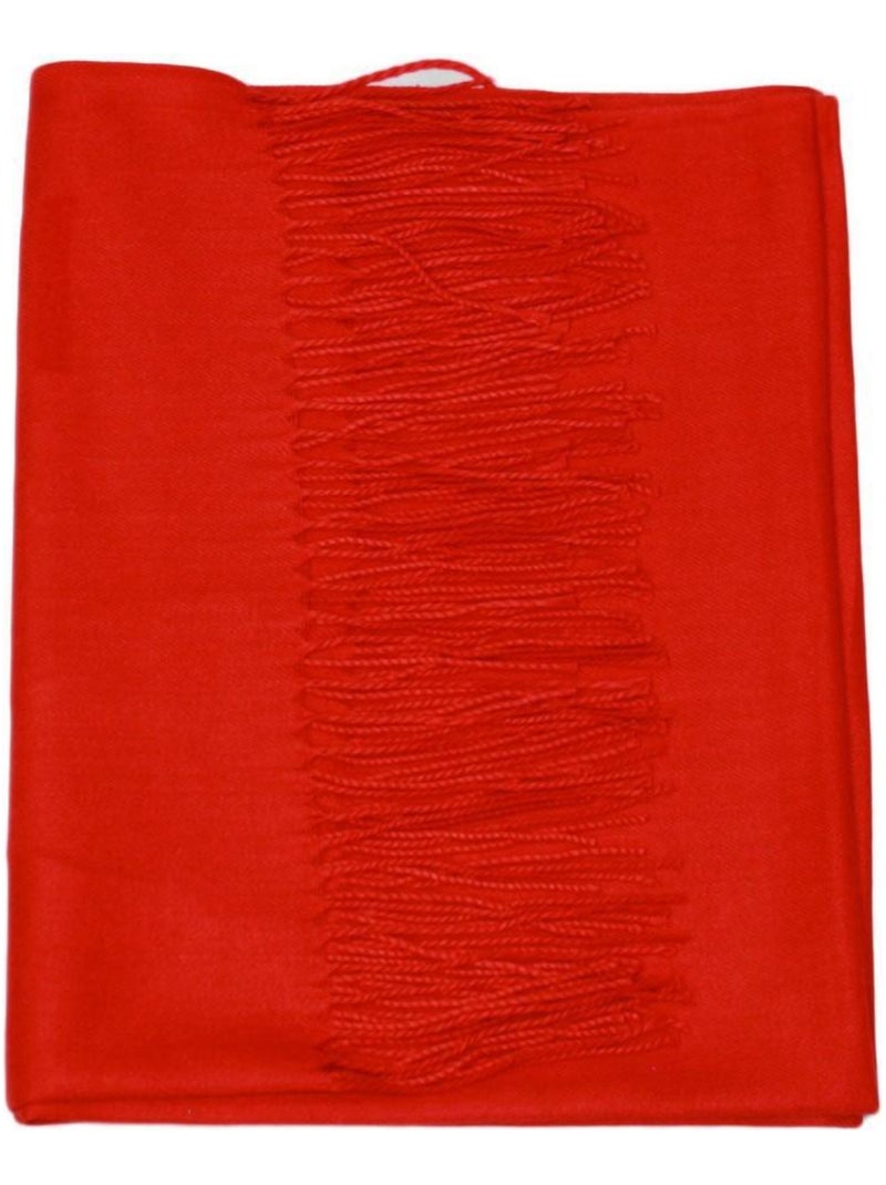Echarpe uni en Laine Kebello Rouge - Kiabi
