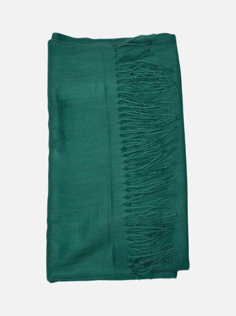 Echarpe uni en Laine Kebello Vert - Kiabi