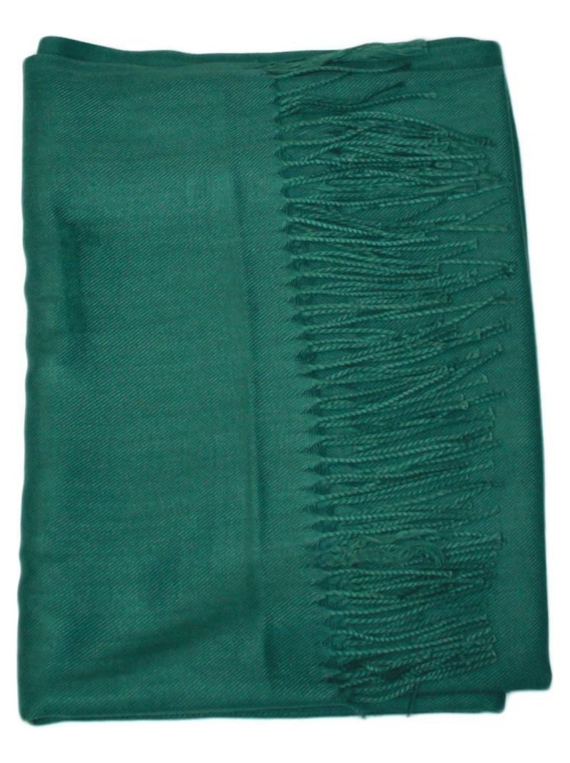 Echarpe uni en Laine Kebello Vert - Kiabi