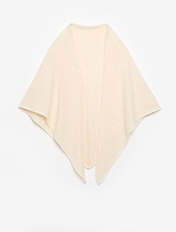 Echarpe unie forme triangle