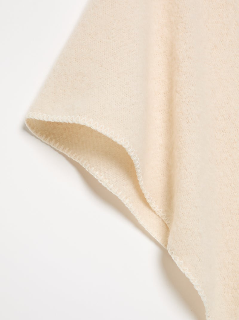 Echarpe unie forme triangle Blanc - Kiabi