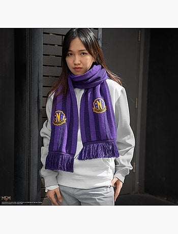 Écharpe Violette Académie Nevermore - Mercredi