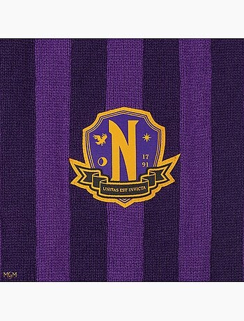 Écharpe Violette Académie Nevermore - Mercredi