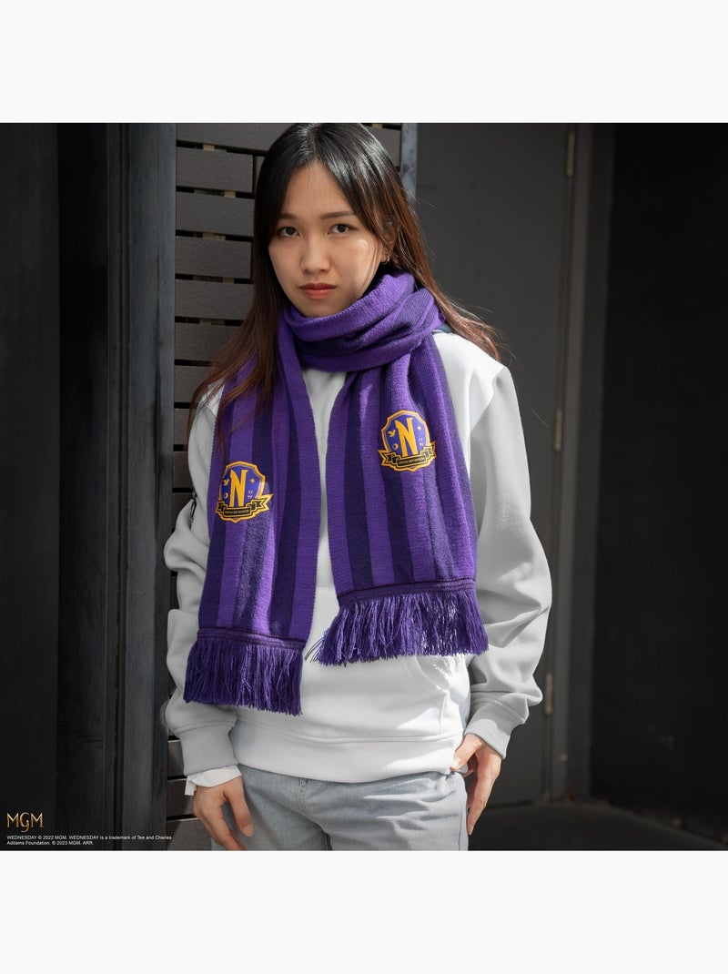 Écharpe Violette Académie Nevermore - Mercredi Violet - Kiabi