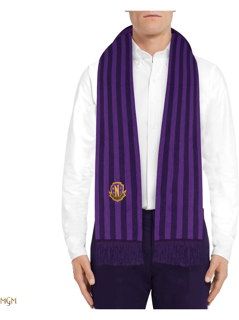 Écharpe Violette Académie Nevermore - Mercredi Violet - Kiabi