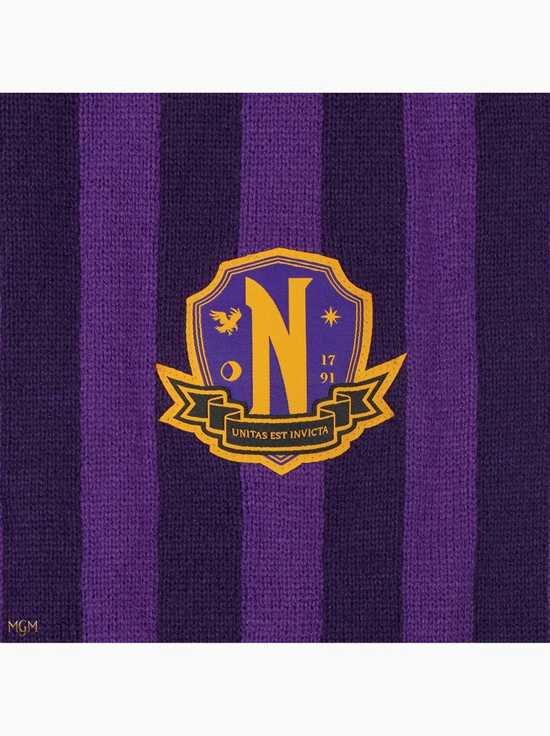 Écharpe Violette Académie Nevermore - Mercredi Violet - Kiabi
