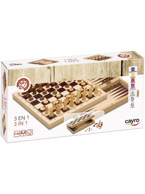 Échecs, dames et backgammon - Kiabi