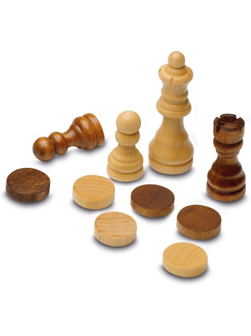 Échecs, dames et backgammon Beige - Kiabi