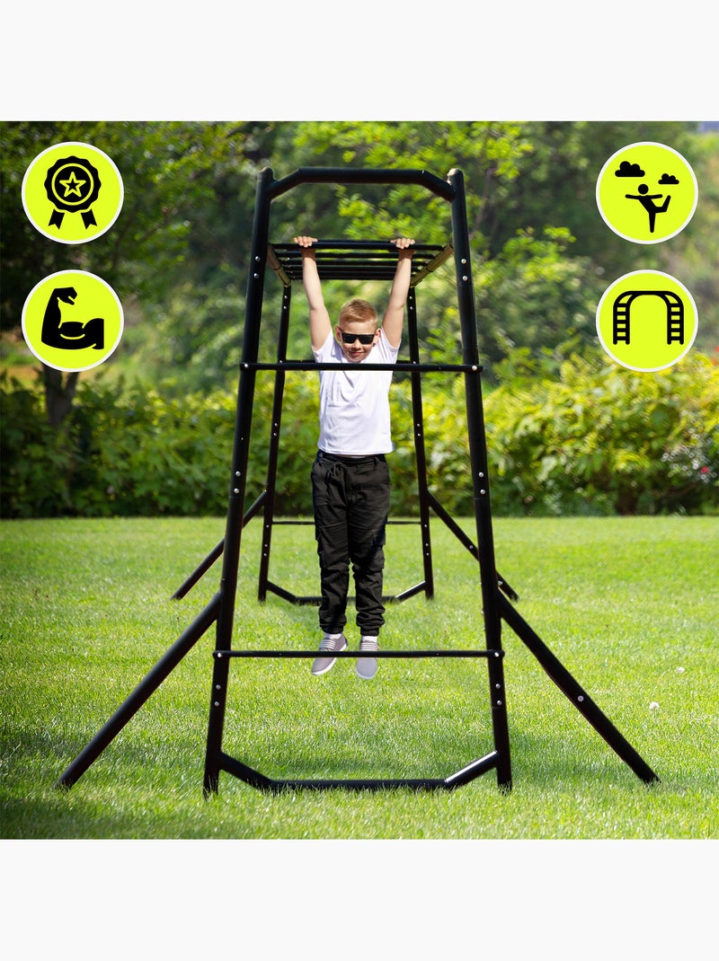 Échelle de gymnastique de jardin en acier swing - hypermotion 200kg Argent - Kiabi