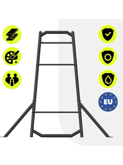 Échelle de gymnastique de jardin en acier swing - hypermotion 200kg - Kiabi Échelle de gymnastique de jardin en acier swing - hypermotion 200kg - Kiabi