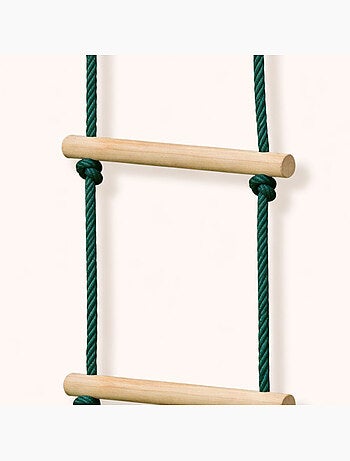 Échelle suspendue en bois pour portique
