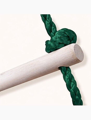 Échelle suspendue en bois pour portique