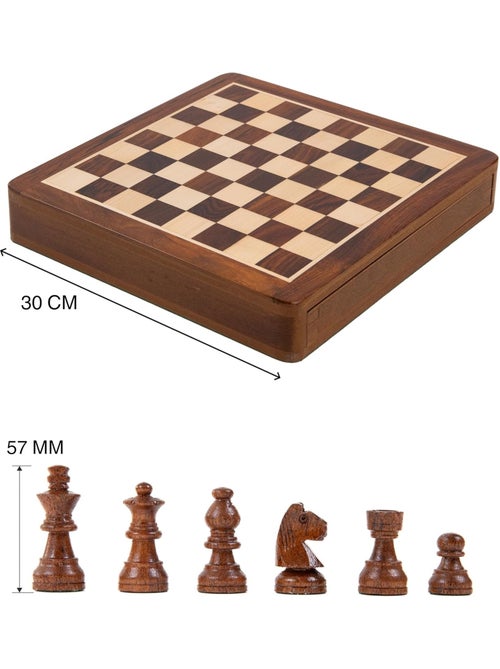 Echiquier à tiroir 30 cm roi 57 mm - Kiabi