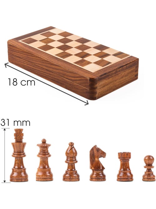 Echiquier pliant 18 cm roi 31 mm - Kiabi