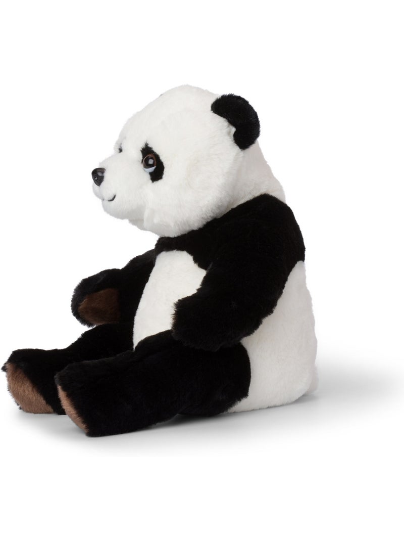 Eco Peluche Panda assis 23 cm Noir - Kiabi