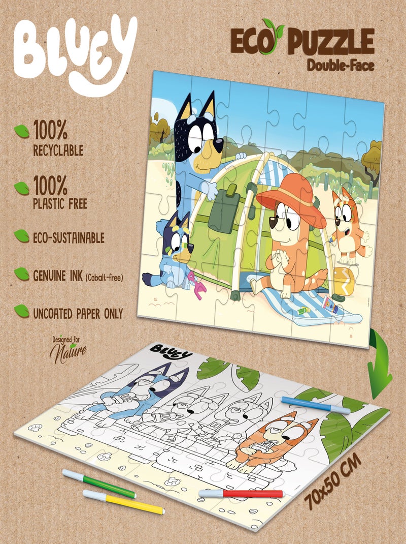 ECO-PUZZLE 24 PCS DOUBLE FACE BING N/A - Kiabi