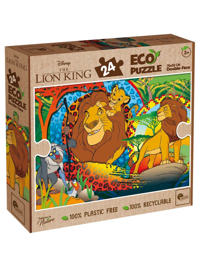 ECO-PUZZLE 24 PCS DOUBLE FACE DISNEY CLASSIC N/A - Kiabi