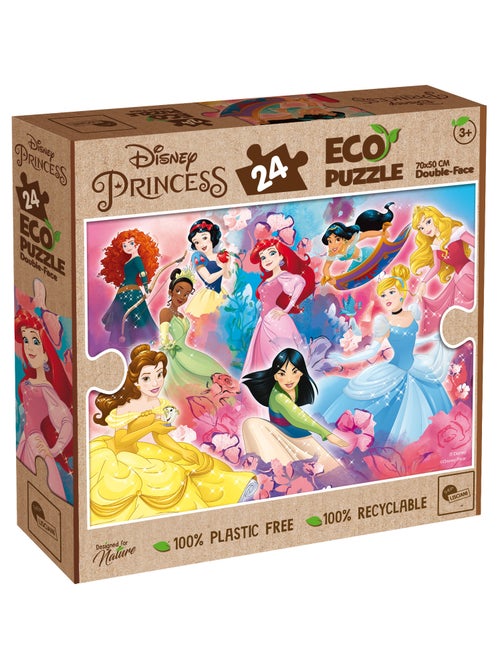 ECO-PUZZLE 24 PCS DOUBLE FACE PRINCESS - Kiabi