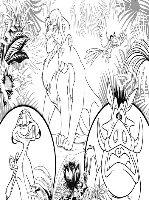 ECO-PUZZLE 24 PCS MINI DOUBLE FACE LION KING - Kiabi