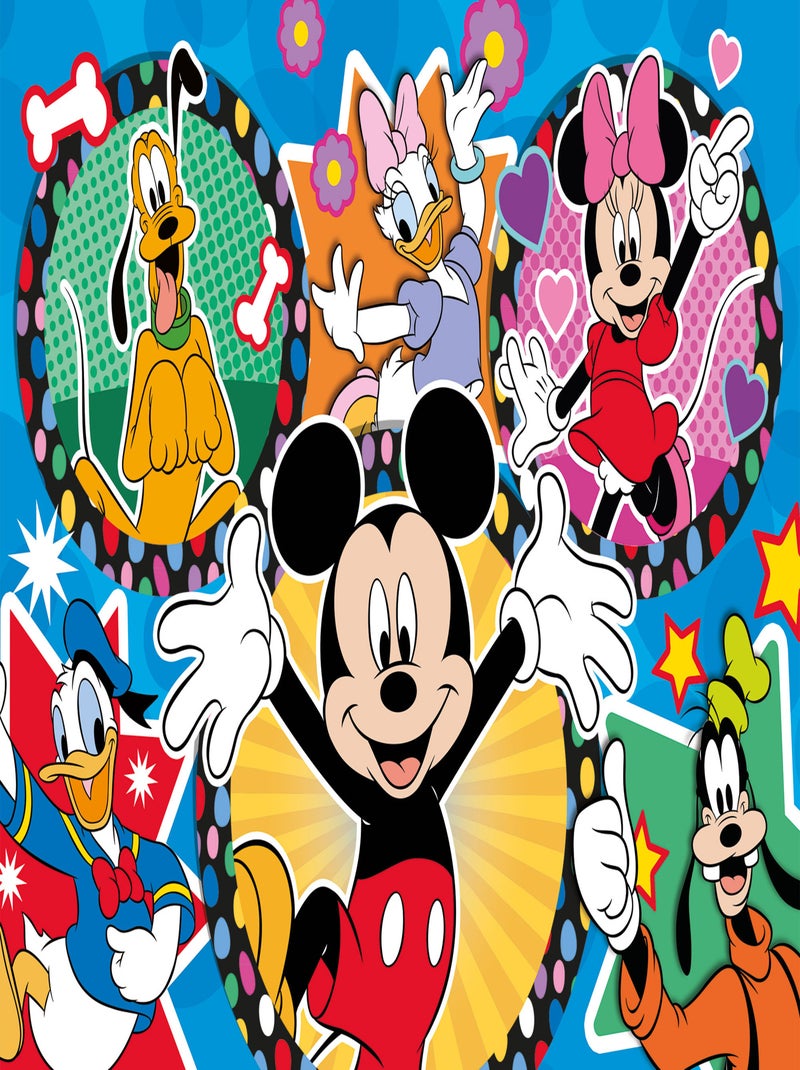 ECO-PUZZLE 24 PCS MINI DOUBLE FACE MICKEY N/A - Kiabi