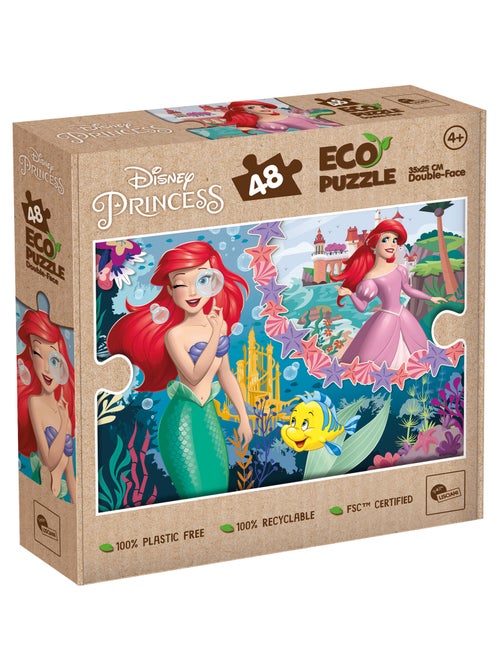 ECO-PUZZLE 48 PCS MINI DOUBLE FACE ARIEL - Kiabi