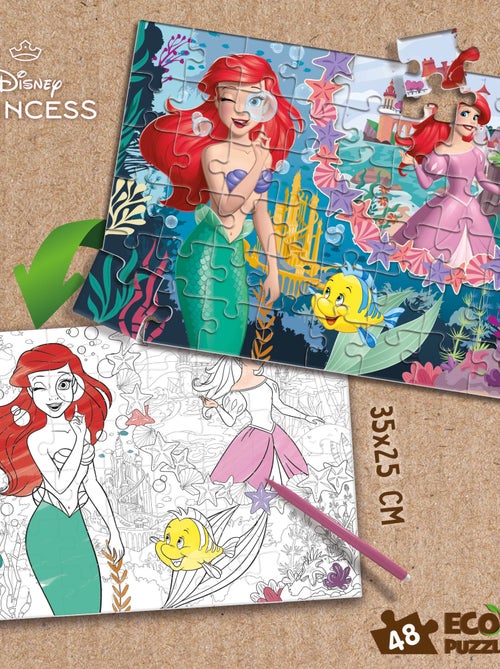 ECO-PUZZLE 48 PCS MINI DOUBLE FACE ARIEL - Kiabi