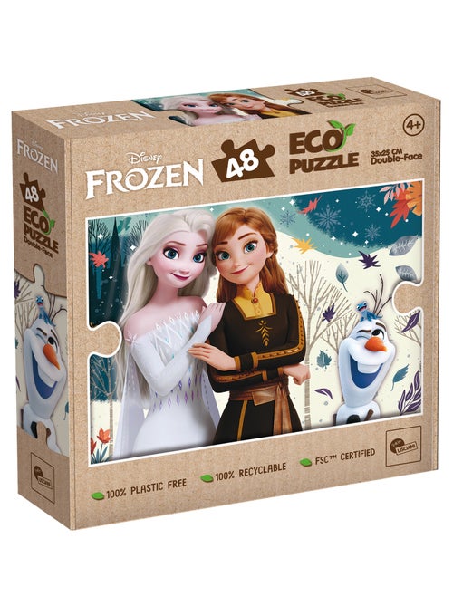 ECO-PUZZLE 48 PCS MINI DOUBLE FACE FROZEN - Kiabi