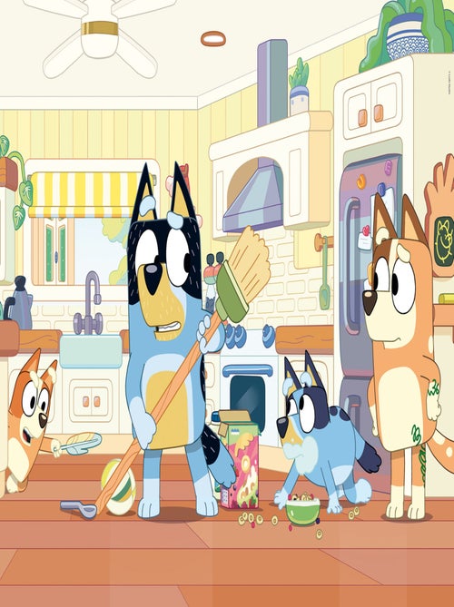 ECO-PUZZLE 60 PCS DOUBLE FACE BLUEY - Kiabi