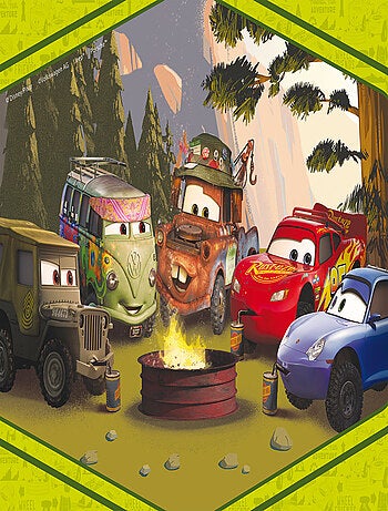 ECO-PUZZLE 60 PCS DOUBLE FACE CARS