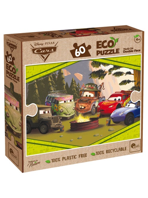 ECO-PUZZLE 60 PCS DOUBLE FACE CARS - Kiabi