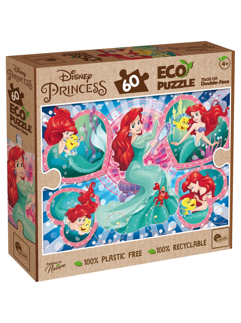 ECO-PUZZLE 60 PCS DOUBLE FACE LITTLE MERMAID N/A - Kiabi
