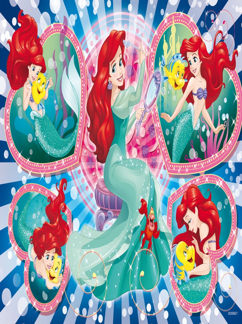 ECO-PUZZLE 60 PCS DOUBLE FACE LITTLE MERMAID N/A - Kiabi