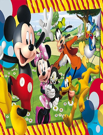 ECO-PUZZLE 60 PCS DOUBLE FACE MICKEY MOUSE