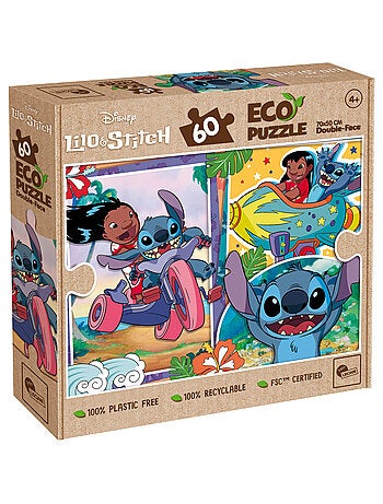 ECO-PUZZLE 60 PCS DOUBLE FACE STITCH