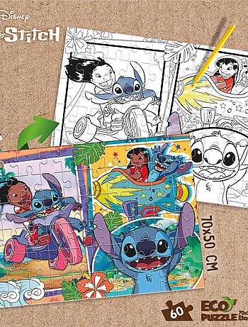 ECO-PUZZLE 60 PCS DOUBLE FACE STITCH